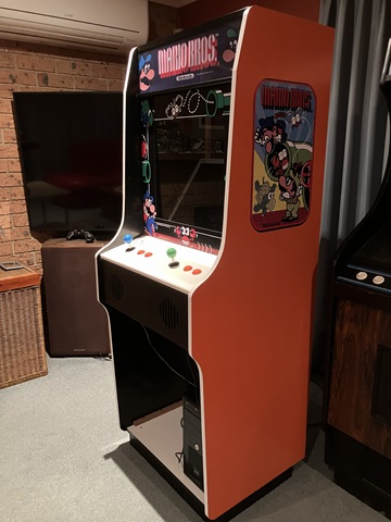 Mario themed DIY Arcade