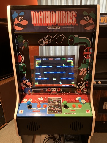 Mario themed DIY Arcade