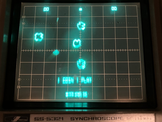 Meteor (Asteroids clone) PCB repair