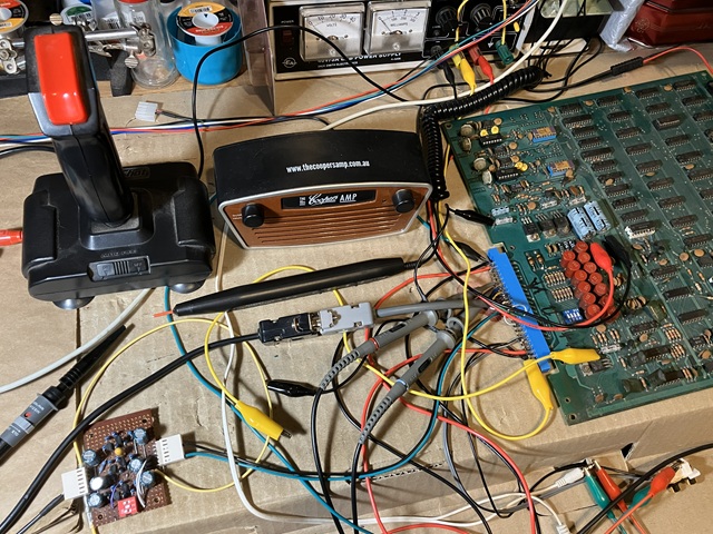 Meteor (Asteroids clone) PCB repair