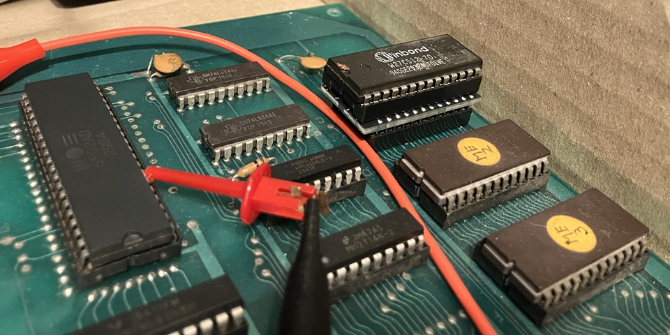 Meteor (Asteroids clone) PCB repair