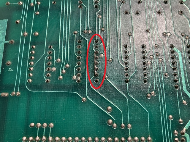 Meteor (Asteroids clone) PCB repair