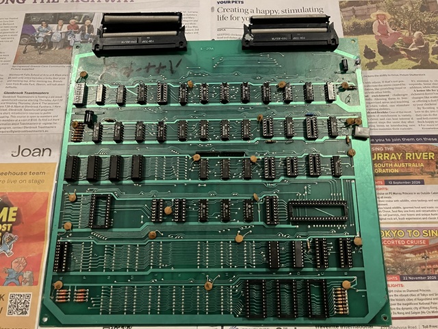 Meteor (Asteroids clone) PCB repair